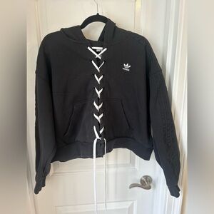 Adidas Lace Up Hoodie